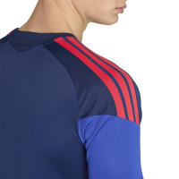 adidas Olympique Lyon Trainingsset 2026-2027 Donkerblauw Blauw Rood