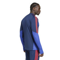 adidas Olympique Lyon Trainingspak 1/4-Zip 2026-2027 Donkerblauw Blauw Rood