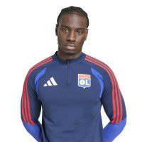 adidas Olympique Lyon Trainingspak 1/4-Zip 2026-2027 Donkerblauw Blauw Rood