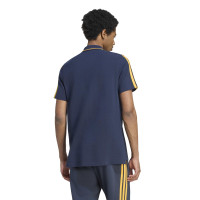 adidas Real Madrid DNA Polo 2026-2027 Donkerblauw Oranje Wit