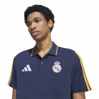 adidas Real Madrid DNA Polo Set 2026-2027 Dark Blue White Orange