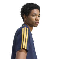 adidas Real Madrid DNA Polo Set 2026-2027 Dark Blue White Orange