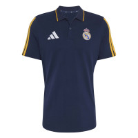 adidas Real Madrid DNA Polo 2026-2027 Donkerblauw Oranje Wit