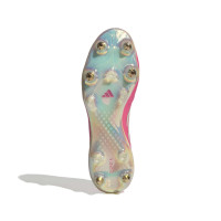 adidas Copa Pure IV Elite Iron Stud Football Boots (SG) Hot Pink Silver White