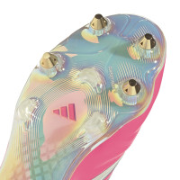 adidas Copa Pure IV Elite Iron Stud Football Boots (SG) Hot Pink Silver White