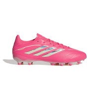 adidas Copa Pure IV League Gras Football Boots (FG) Kids Hot Pink Silver White