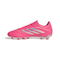 adidas Copa Pure IV League Gras Football Boots (FG) Kids Hot Pink Silver White
