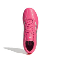 adidas Copa Pure IV League Gras Football Boots (FG) Kids Hot Pink Silver White