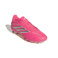 adidas Copa Pure IV League Gras Football Boots (FG) Kids Hot Pink Silver White