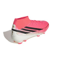 adidas F50 Hyperfast League Mid Gras (FG) Football Boots (FG) Hot Pink Black Gold White