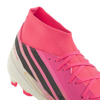 adidas F50 Hyperfast League Mid Gras (FG) Football Boots (FG) Hot Pink Black Gold White