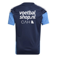 adidas FFK Curacao Trainingshirt 2026-2028 Sponsors Donkerblauw Kids