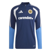 adidas FFK Curacao Trainingspak 1/4-Zip 2026-2028 Sponsors Donkerblauw
