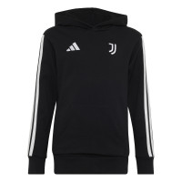 adidas Juventus DNA Hoodie 2026-2027 Kids Zwart Wit