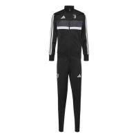 adidas Juventus Tracksuit 2026-2027 Kids Black White Grey