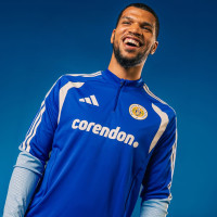 adidas FFK Curacao Trainingspak 1/4-Zip 2026-2028 Sponsors Blauw