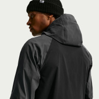 Nike Paris Saint-Germain Tech Woven Windrunner Jacket Black Dark Grey White