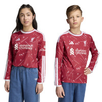 adidas Liverpool Long Sleeve Home Shirt 2026-2027 Kids