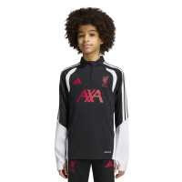 adidas Liverpool Trainingspak 1/4-Zip 2026-2027 Kids Zwart Grijs Wit Rood
