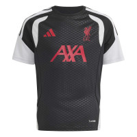 adidas Liverpool Trainingsshirt 2026-2027 Kids Zwart Grijs Wit Rood