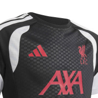 adidas Liverpool Trainingsshirt 2026-2027 Kids Zwart Grijs Wit Rood
