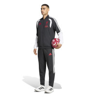 adidas Liverpool Presentation Tracksuit 2026-2027 Black Grey White Red