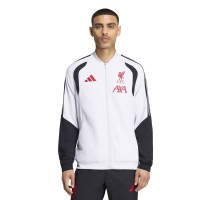 adidas Liverpool Presentation Tracksuit 2026-2027 White Black Red