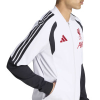 adidas Liverpool Presentation Training Jacket 2026-2027 White Black Red