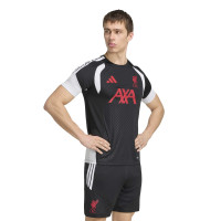 adidas Liverpool Training Shirt 2026-2027 Black Grey White Red