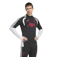 adidas Liverpool Trainingspak 1/4-Zip 2026-2027 Zwart Grijs Wit Rood