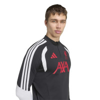 adidas Liverpool Trainingspak 1/4-Zip 2026-2027 Zwart Grijs Wit Rood