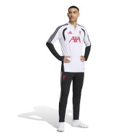 adidas Liverpool Trainingstrui 1/4-Zip 2026-2027 Wit Zwart Rood