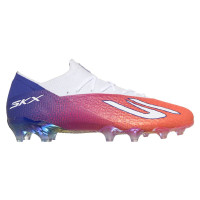 Skechers SKX_2 Elite Gras Voetbalschoenen (FG) Wit Felrood Blauw Roze