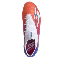 Skechers SKX_2 Elite Gras Voetbalschoenen (FG) Wit Felrood Blauw Roze