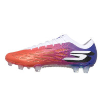 Skechers Razor 2 Elite Gras Voetbalschoenen (FG) Wit Felrood Blauw Roze