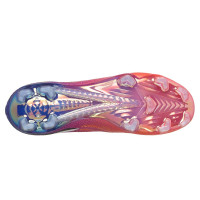 Skechers Razor 2 Elite Gras Voetbalschoenen (FG) Wit Felrood Blauw Roze