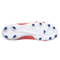 Skechers SKX_2 Club Gras / Kunstgras Voetbalschoenen (MG) Wit Felrood Blauw Roze