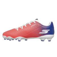 Skechers SKX_2 Club Grass/Artificial Grass Football Boots (MG) Kids White Bright Red Blue Pink