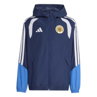Veste adidas FFK Curaçao Allweather 2026-2028 pour Enfants, bleu foncé