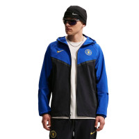 Nike Chelsea Tech Woven Tracksuit 2026-2027 Blue Dark Blue Golden Yellow