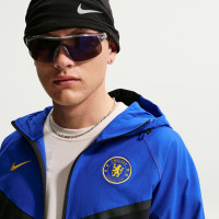 Nike Chelsea Tech Woven Tracksuit 2026-2027 Blue Dark Blue Golden Yellow