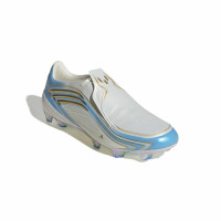 adidas F50 Messi Elite Gras Voetbalschoenen (FG) Wit Lichtblauw Goud