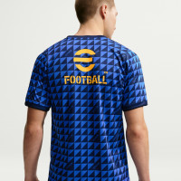 Nike Inter Milan Pre-Match Trainingsshirt 2026-2027 Blauw Donkerblauw Goud