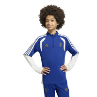 adidas Juventus Trainingspak 1/4-Zip 2026-2027 Kids Blauw Wit Goud