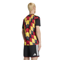 adidas Duitsland Pre-Match Trainingsshirt 2026-2028 Zwart Geel Rood Wit