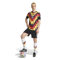 adidas Duitsland Pre-Match Trainingsshirt 2026-2028 Zwart Geel Rood Wit
