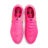 Nike Tiempo Maestro Elite Gras Voetbalschoenen (FG) Felroze Zwart