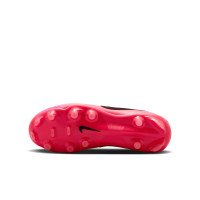 Nike Tiempo Maestro Academy Gras / Kunstgras Voetbalschoenen (MG) Kids Felroze Zwart