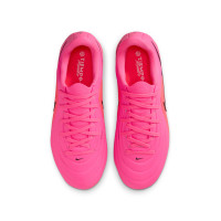 Nike Tiempo Maestro Academy Gras / Kunstgras Voetbalschoenen (MG) Kids Felroze Zwart