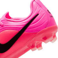 Nike Tiempo Maestro Academy Gras / Kunstgras Voetbalschoenen (MG) Kids Felroze Zwart